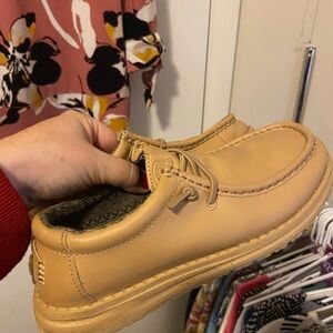 Hey Dude Kids Beige Loafers